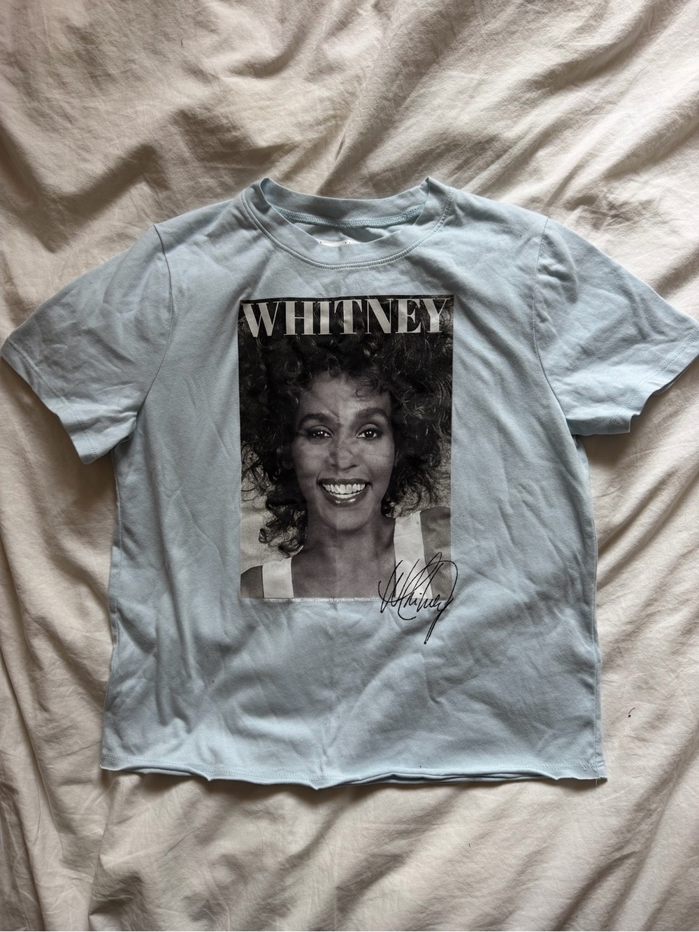 Abercrombie & Fitch Light Blue Whitney Graphic Short Sleeve Tee